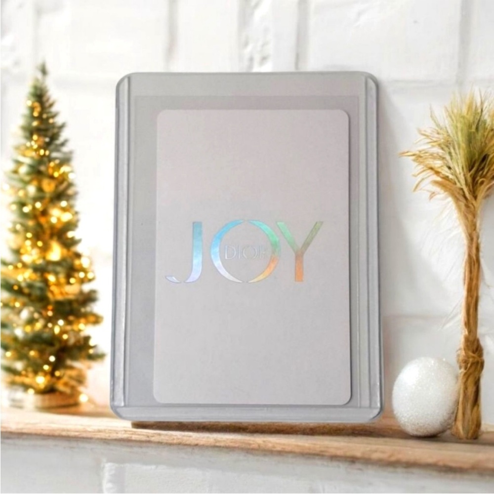 Dior Joy 4 of Diamonds w/Hard Cover Playing Card New